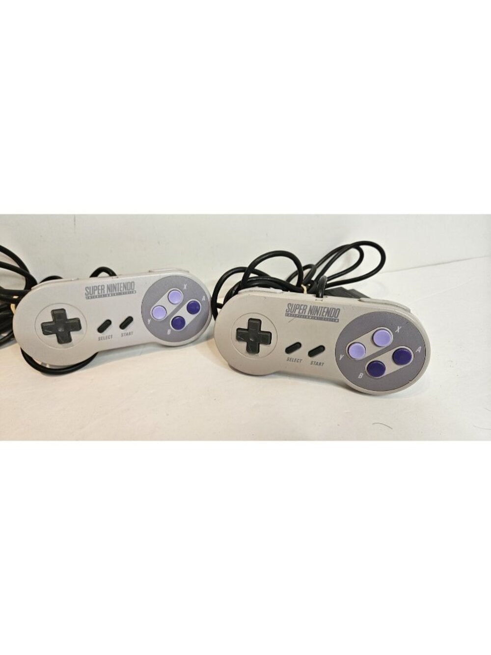 OEM SNES 2 Super Nintendo Controllers SNS-005 Both Start Buttons Not Working